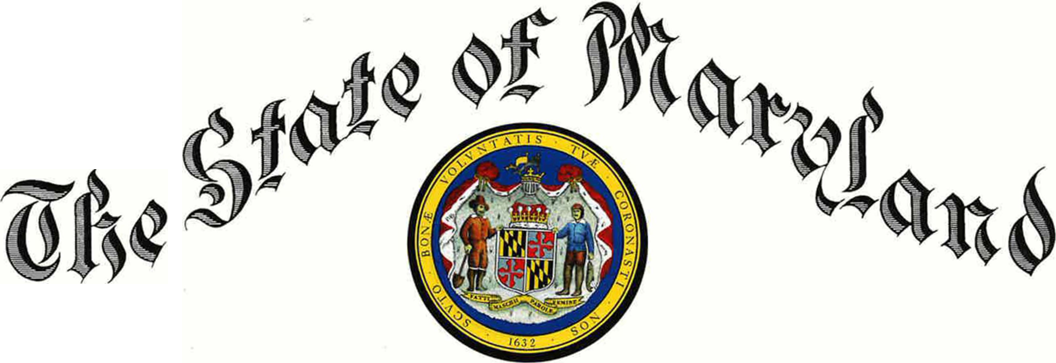 State of Maryland Seal with the words The State of Maryland