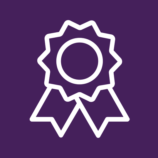Ribbon award logo